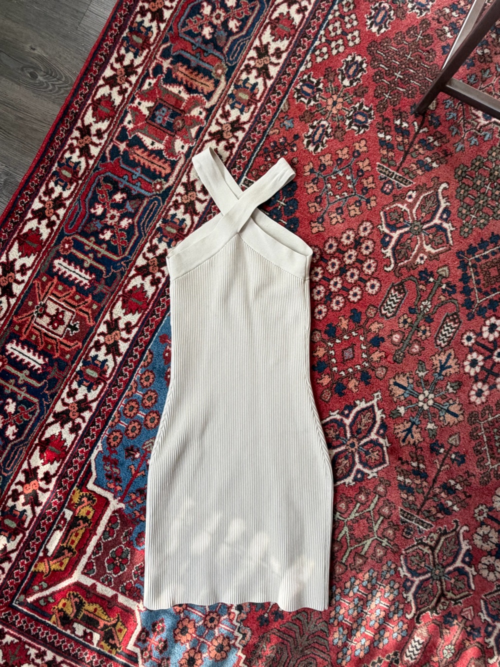 Aritzia Babaton Bodycon Bandage dress cream/grey XS